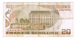 Autriche - billet de 20 schilling