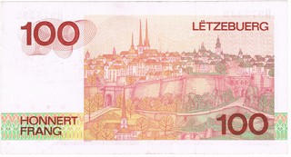 Luxembourg - Billet de 100 francs