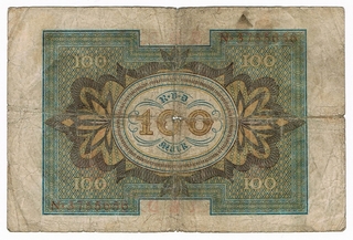 Billet de 100 marks - 1920