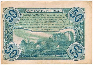 Dieppe 1920 - 50 centimes