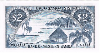 Samoa - Billet de 2 tala
