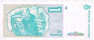 Argentine -Billet de 1 austral