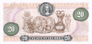 Colombie - Billet de 20 pesos oro