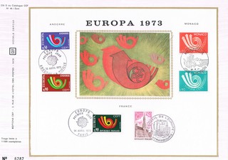 EUROPA 1973 - Andorre Monaco France