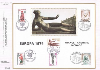 EUROPA 1974 - Andorre Monaco France