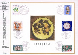EUROPA 1976 - France Monaco Andorre