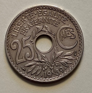 25 centimes 1939
