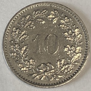 Suisse - 10 centimes - 1975
