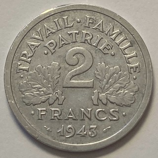 2 francs - 1943